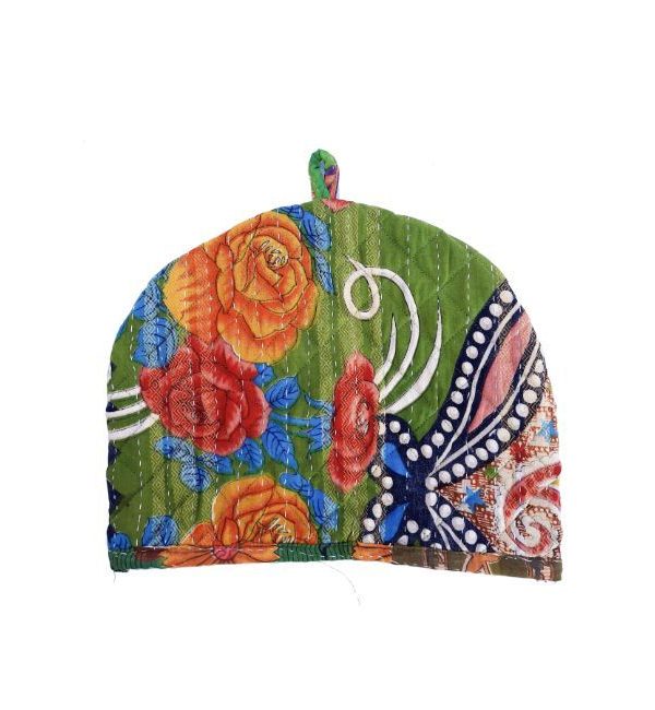 Boho Kantha Tea Cover