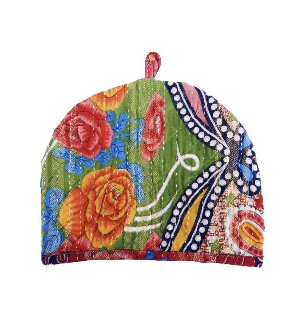Boho Kantha Tea Cozy
