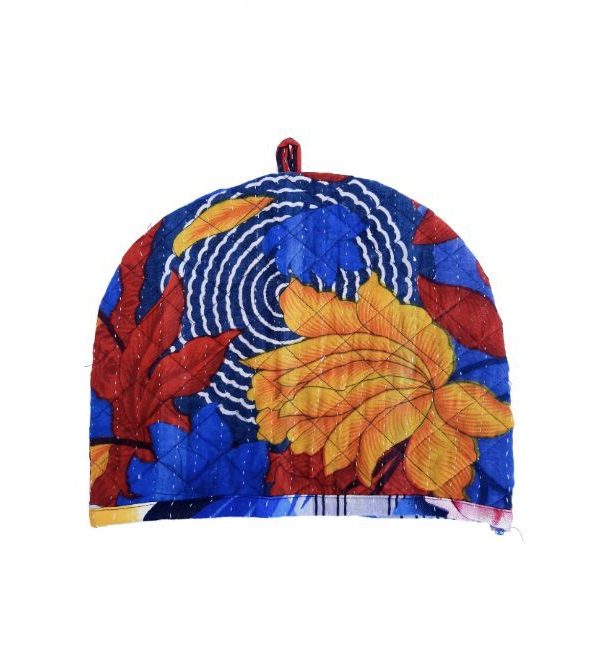 Kantha Floral Teapot Cover