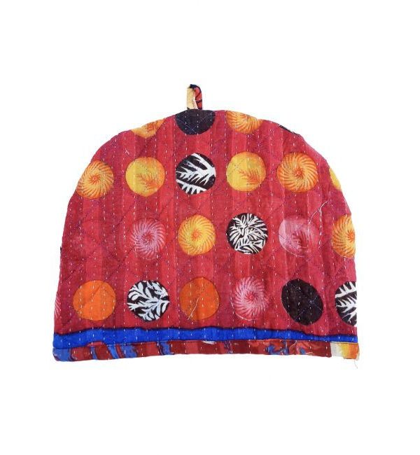 Polka Dot Kantha Teacozy