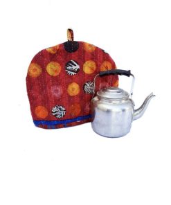 Alternative view of Polka Dot Kantha Teacozy