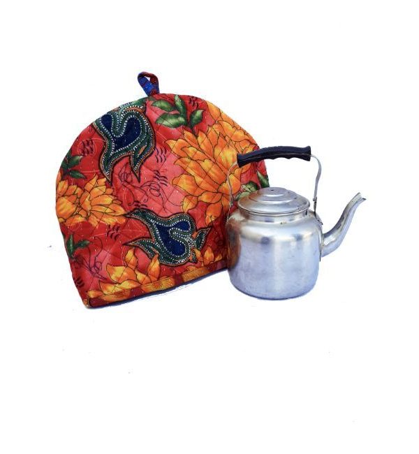 Alternative view of Indian Kantha Tea Cozy