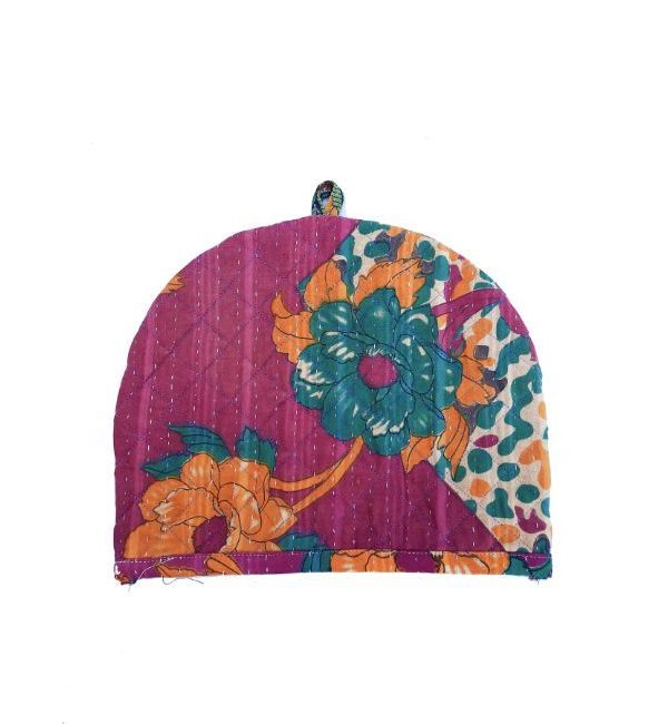 Handmade Kantha Teapot Cover