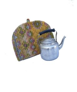 Alternative view of Kantha Floral Tea cozy