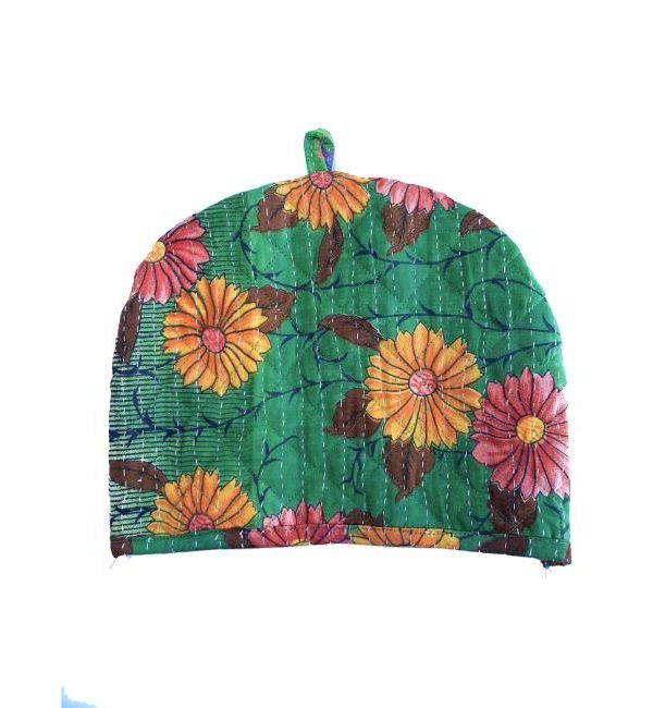 Indian Cotton Sari Teapot Cozy