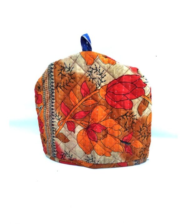 Indian Cotton Sari Kettle Cover