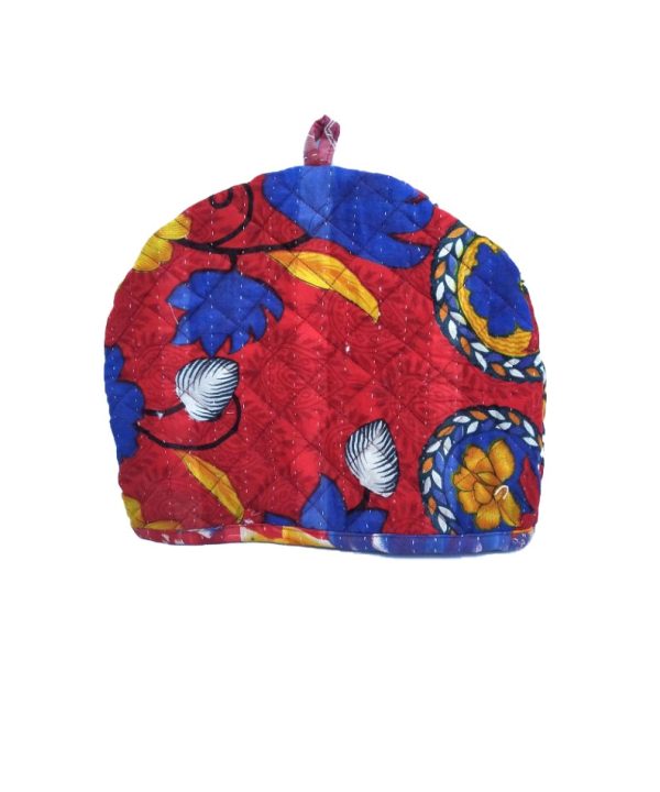 Teapot Cover Kantha Floral
