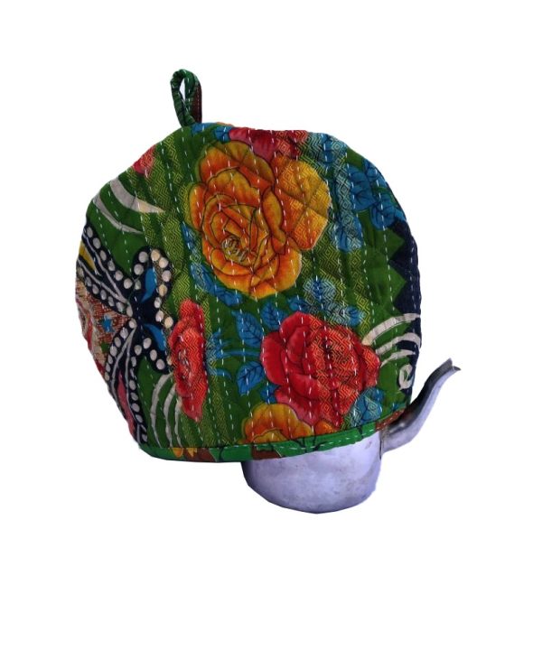 Alternative view of Kettle Cover Indian Kantha