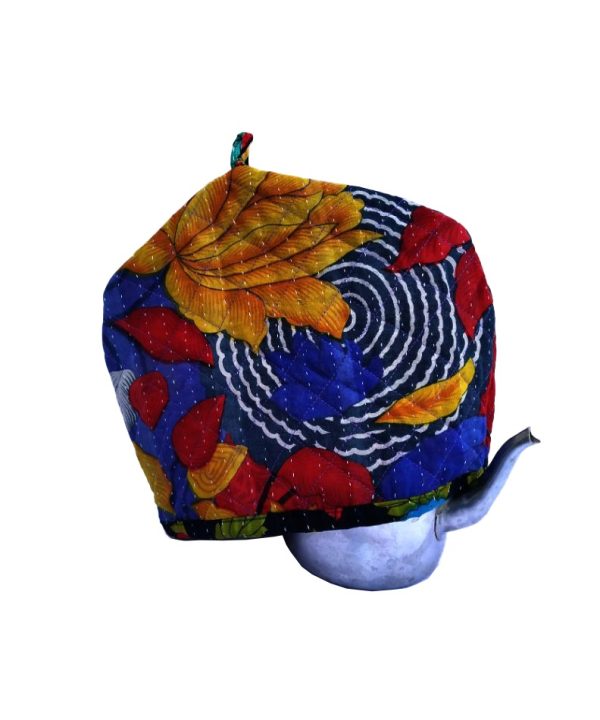 Alternative view of Teapot Cover Recycled Sari