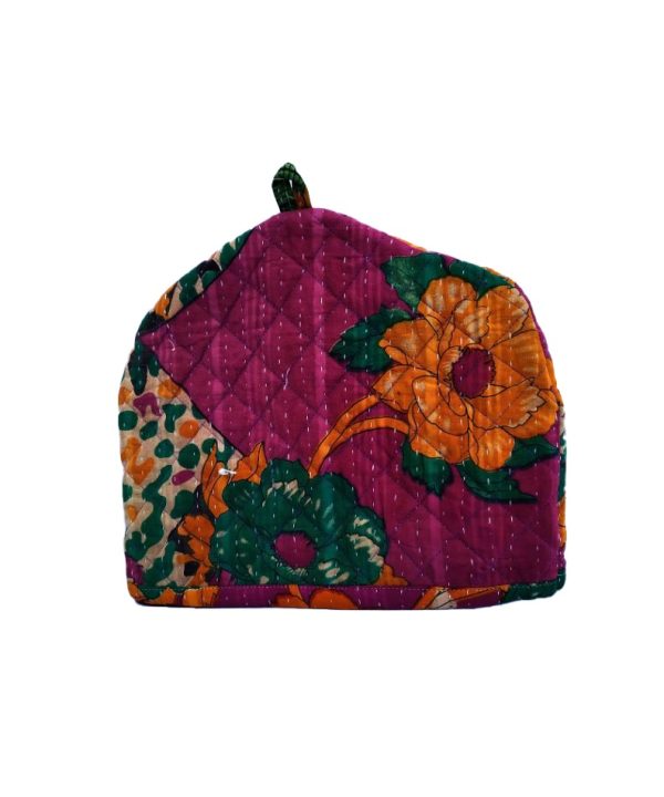 Kettle Cover Recycled Cotton Sari