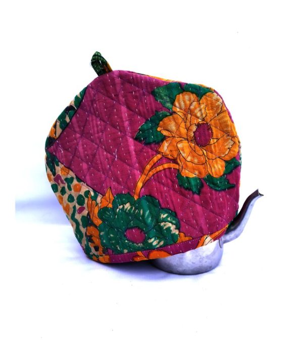 Alternative view of Kettle Cover Recycled Cotton Sari