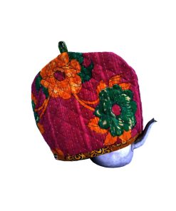 Alternative view of Recycled Sari Bohemian Teapot Cover