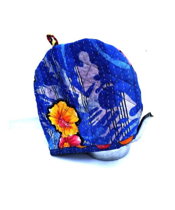 Alternative view of Boho Kantha Teapot Cozy