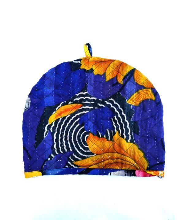 Vintage Kantha Embroidered Teapot Cover