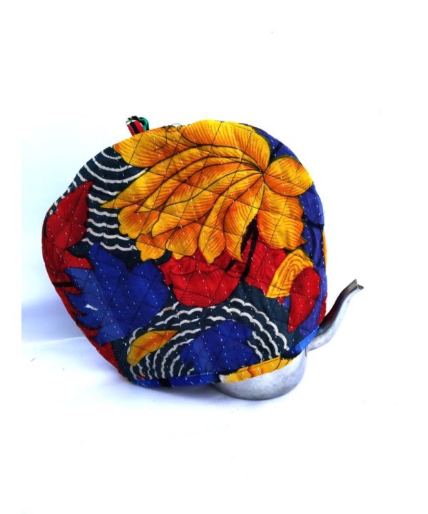 Alternative view of Embroidered Teapot Cover Cotton Sari