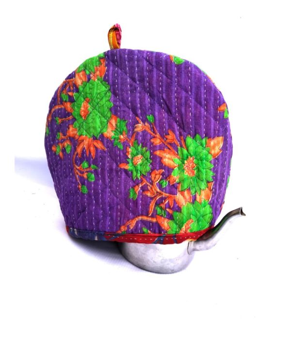 Alternative view of Recycled Sari Teapot Cozy Decor
