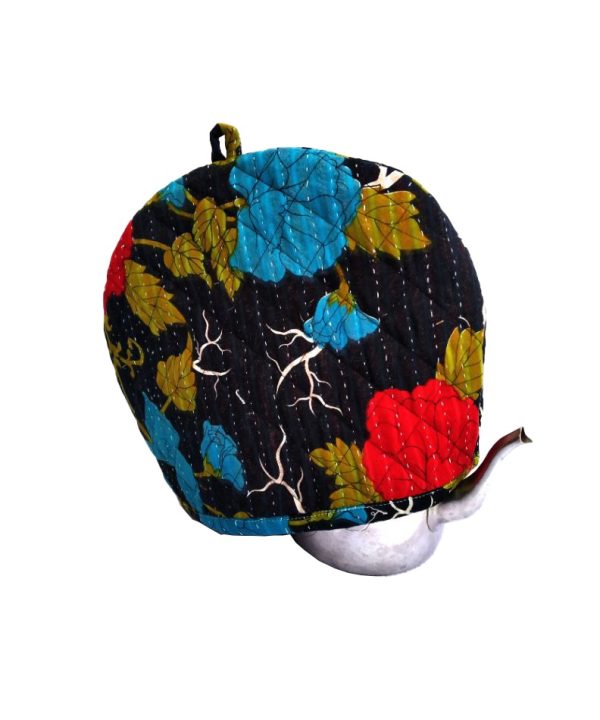 Alternative view of Kantha Floral Decorative Cosy
