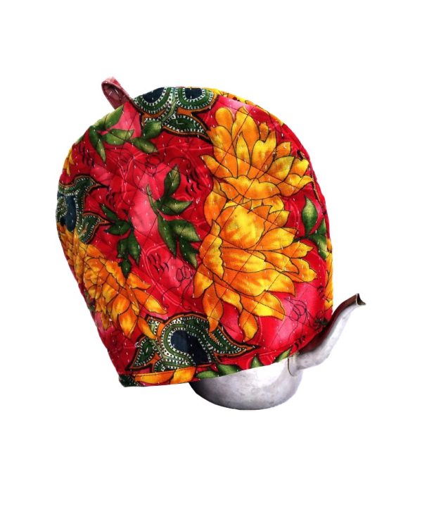 Alternative view of Floral Sari Teapot Cozy
