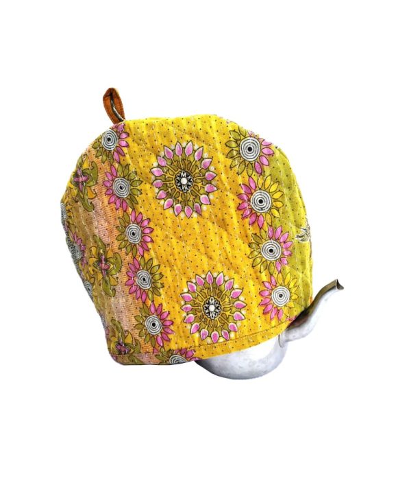 Alternative view of Artisan Kantha Teapot Cover
