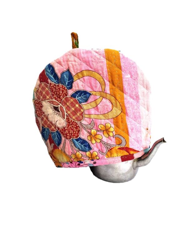 Alternative view of Floral Spring Kantha Tea Cozy