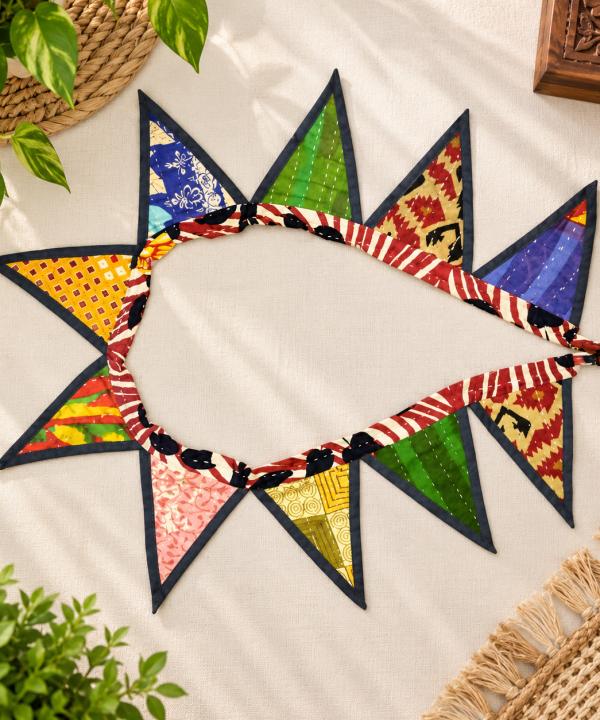 Artisan Made Kantha Bunting - Set of 2
