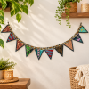 Floral Kantha Embroidered Bunting - Set of 2 - Image 2