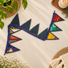 Floral Kantha Window Valance - Set of 2 - Image 2