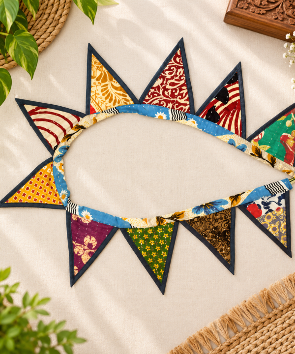 Kantha Window Valance - Set of 2