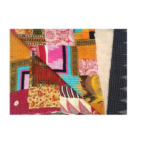 Patchwork Kantha Quilt Queen