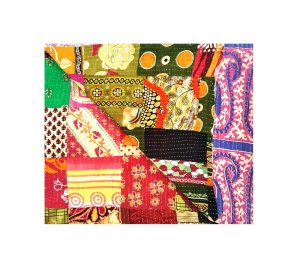 Paisley Boho Patchwork Kantha Blanket