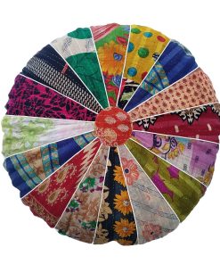 Alternative view of Handmade Kantha Floor Cushion Cover