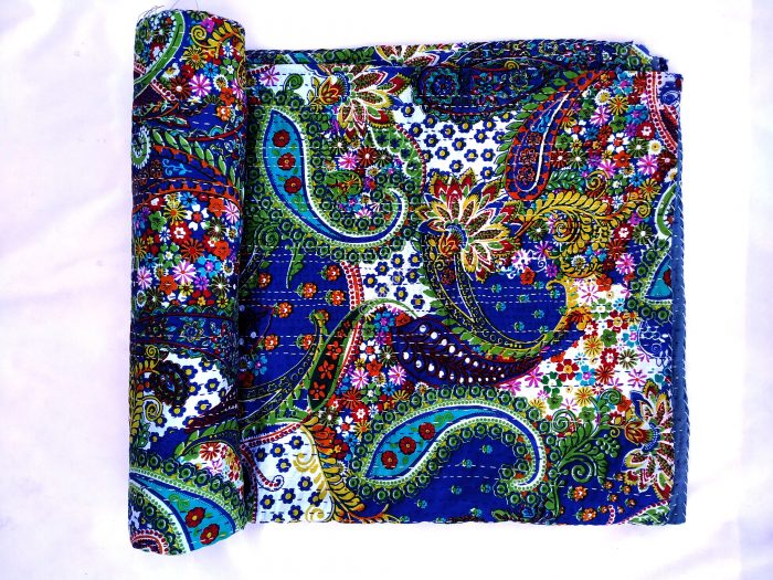 Vintage Kantha Quilts, Throw Blankets, Bedspreads & Wholesale Quilts
