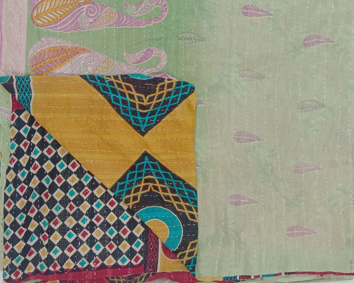Fair trade kantha quilt online