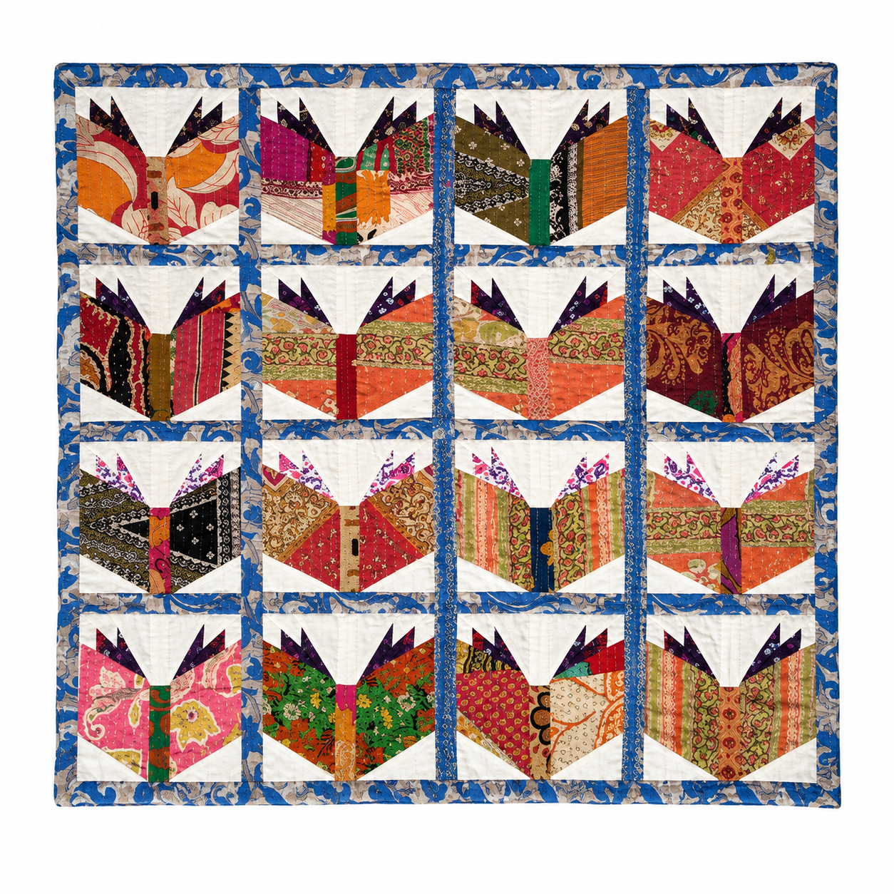 Exclusive Pattern Kantha Baby Throw
