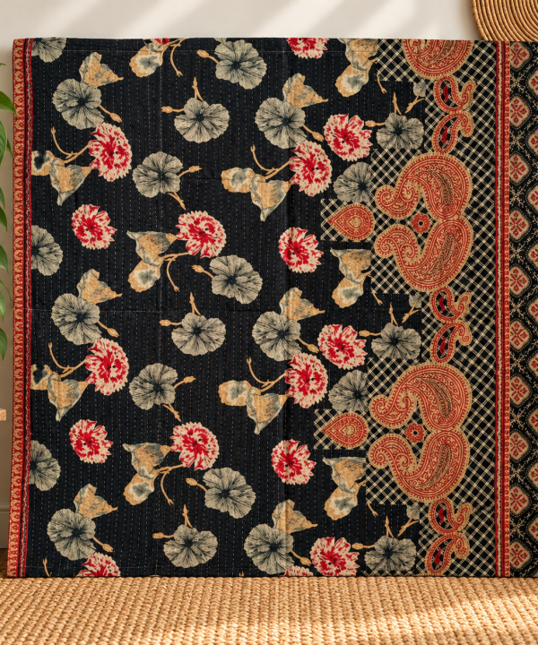 Alternative view of Library Books Kantha Baby Throw
