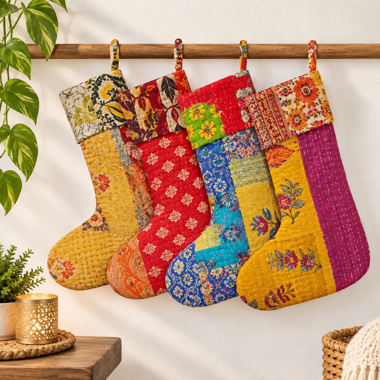 Supreme Quality Kantha Stocking Set - Image 4
