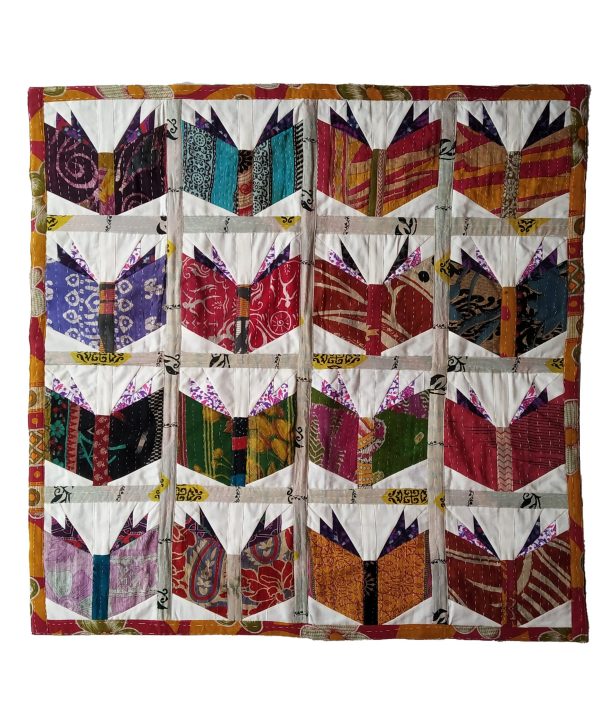 Books Inspired Kantha Baby Blanket