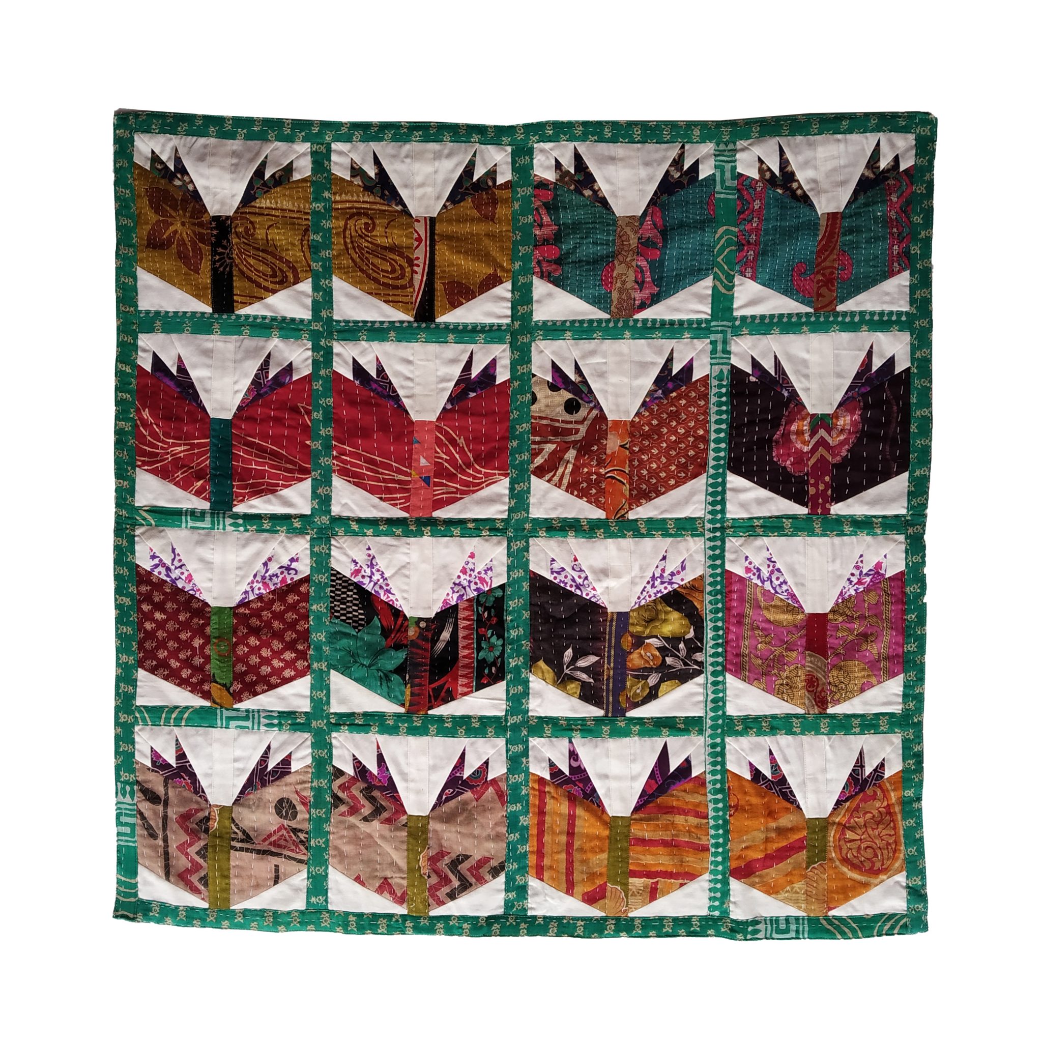 Books Inspired Vintage Kantha Baby Blanket Vintage Kantha Quilts