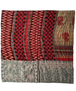 Alternative view of Books Inspired Vintage Kantha Baby Blanket