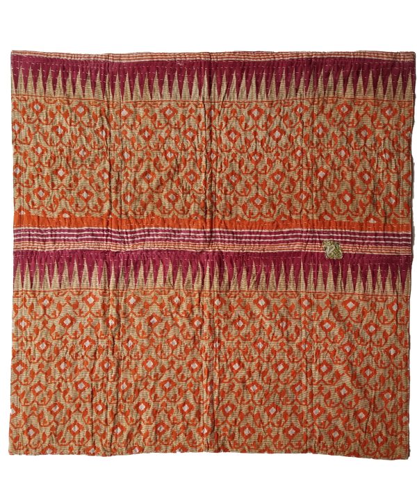Alternative view of Vintage Baby Kantha Quilt Blanket