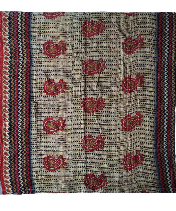 Alternative view of Unique Design Kantha Baby Throw