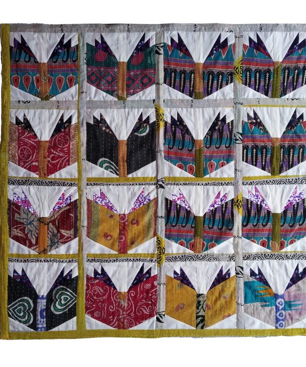 Reversible Vintage Kantha Throw
