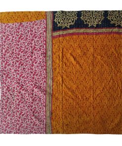 Alternative view of Reversible Vintage Kantha Throw