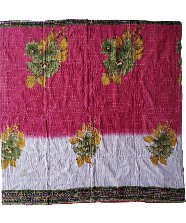 Alternative view of Handmade Books Pattern Kantha throw