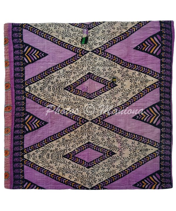 Alternative view of Close Stitched Baby Kantha Quilt