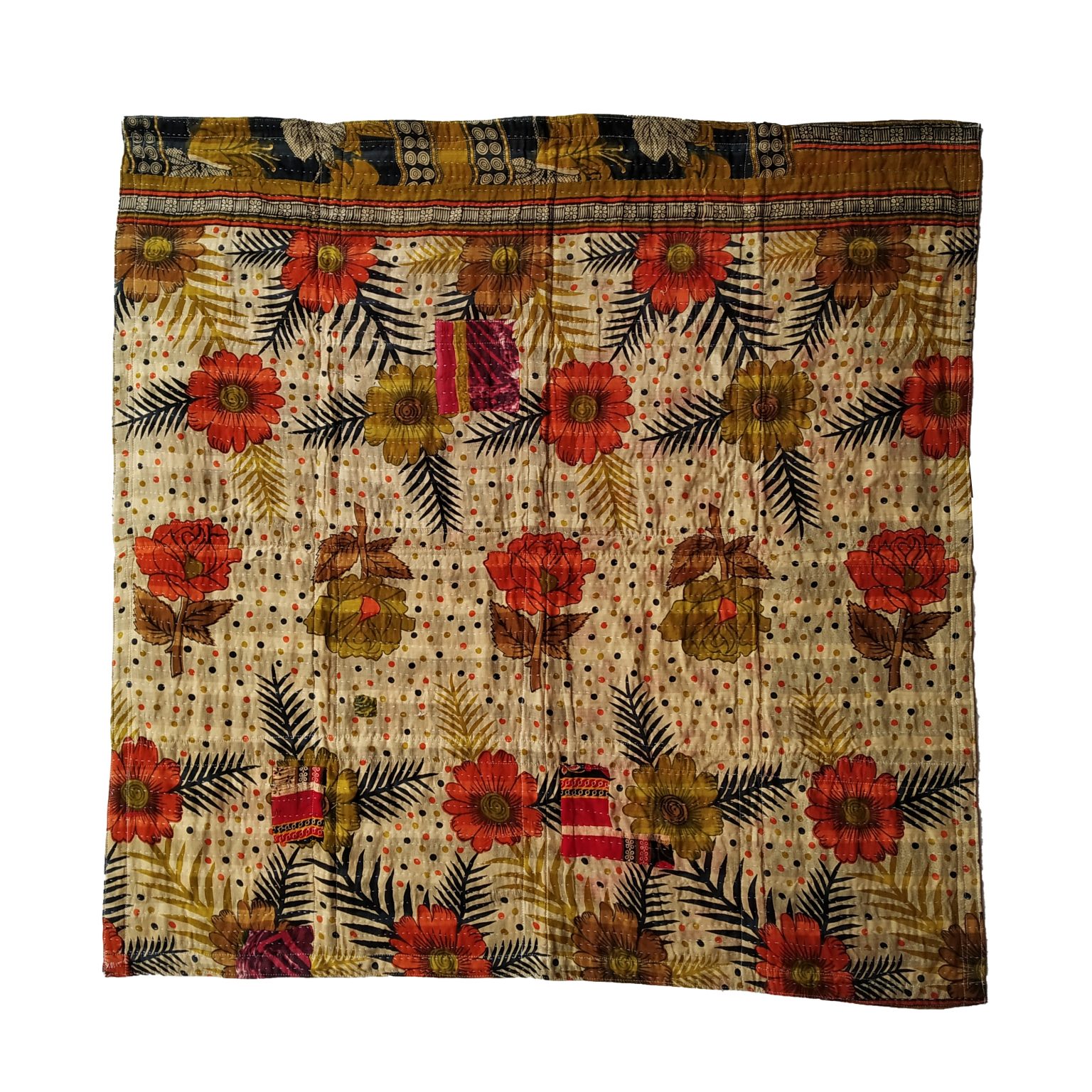 Baby Kantha Throw Book Pattern Vintage Kantha Quilts, Throw Blankets