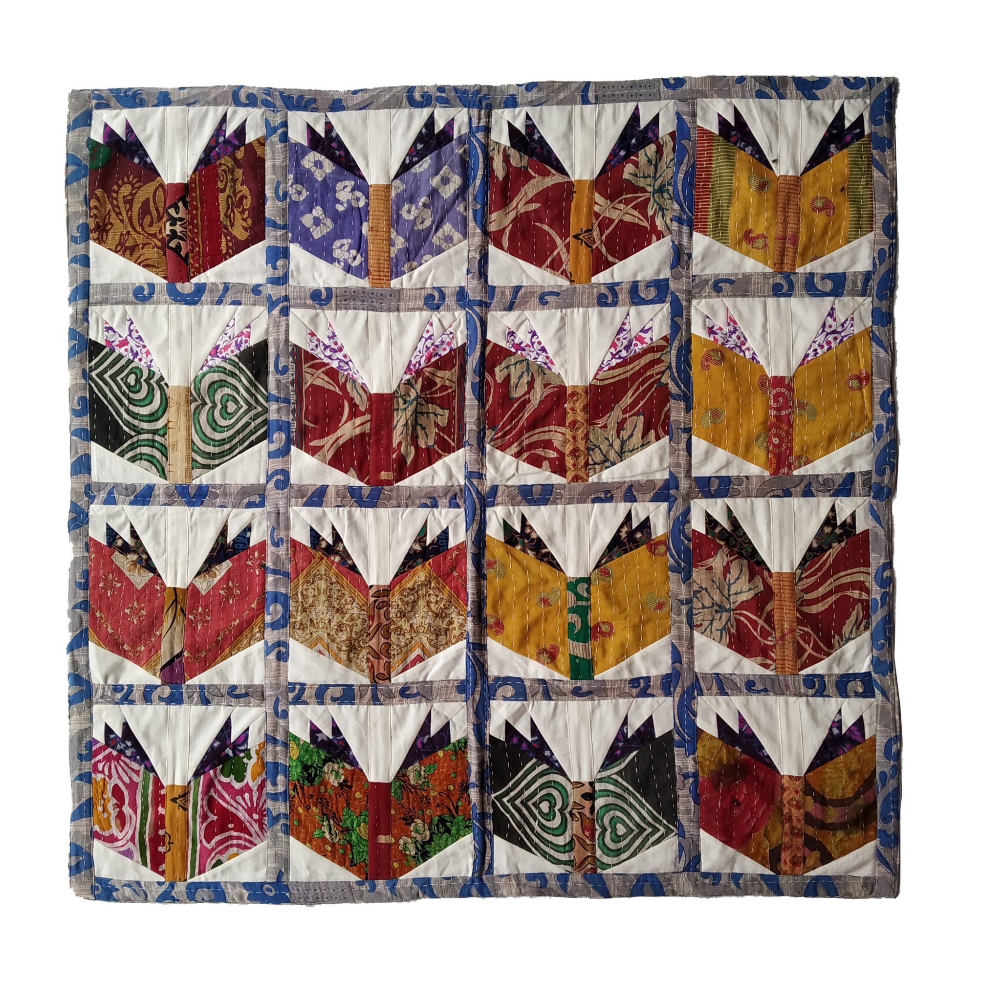 Exclusive Design Kantha Baby Blanket Vintage Kantha Quilts, Throw