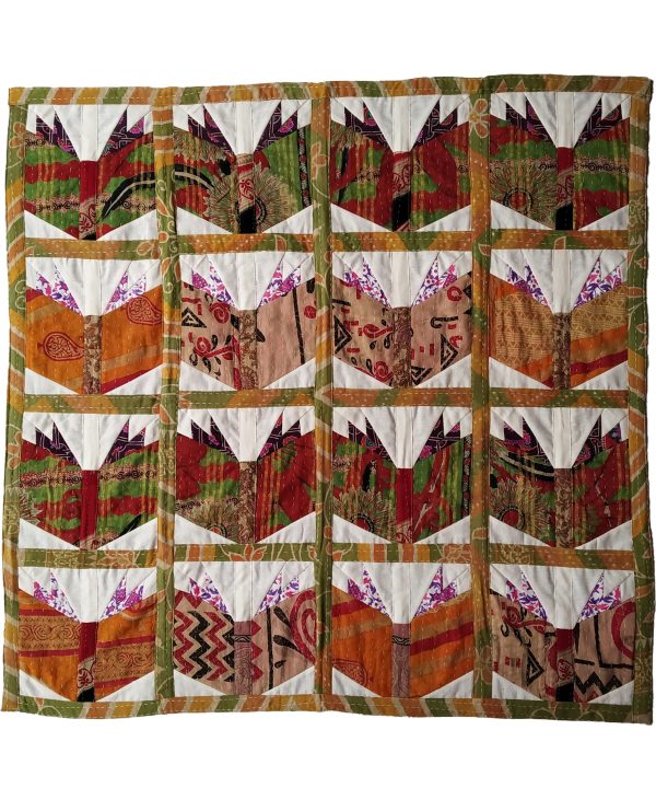 Exclusive Pattern Kantha Baby Quilt