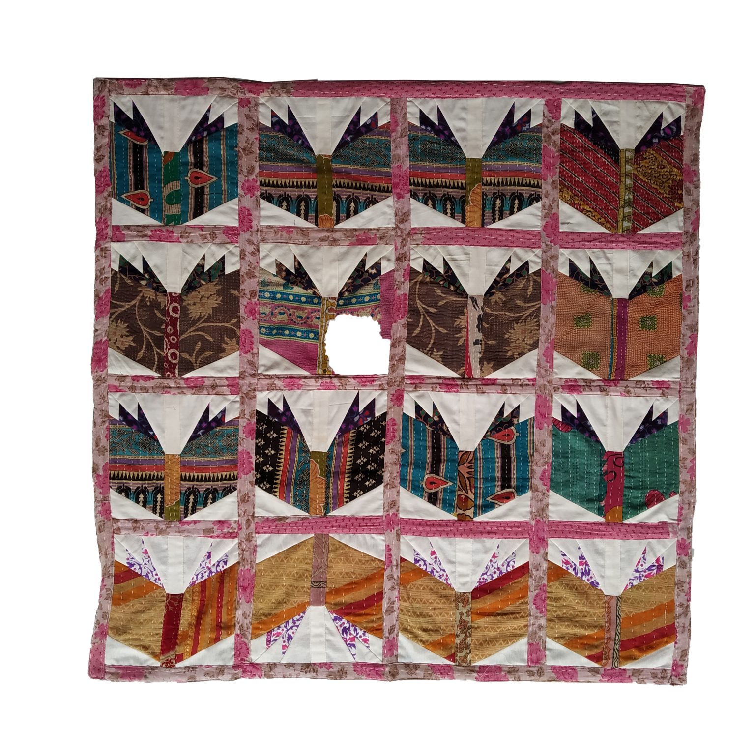 Book Shelves Kantha Baby Blanket Vintage Kantha Quilts, Throw