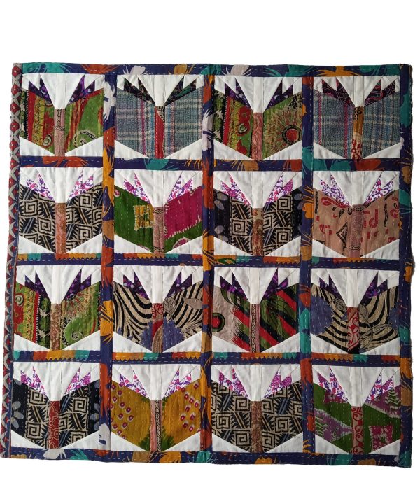 Vintage Kantha Quilt Baby Book Quilt